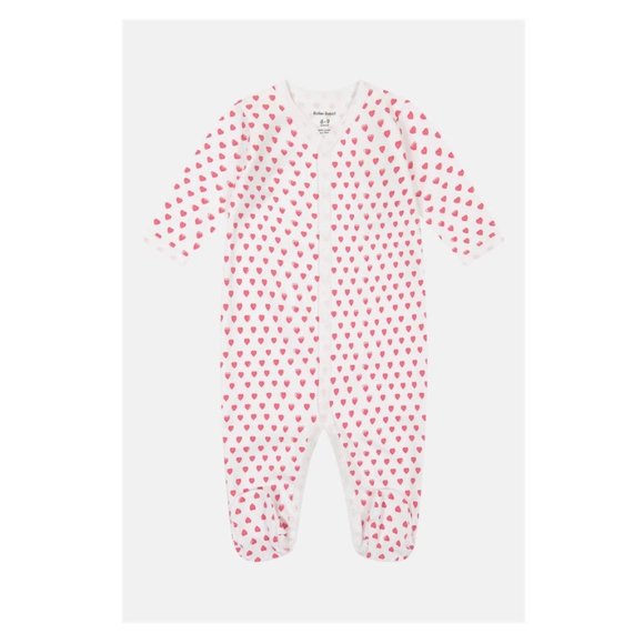 Roller Rabbit Heart Footie Pajamas 6-9 Months - Picture 1 of 7